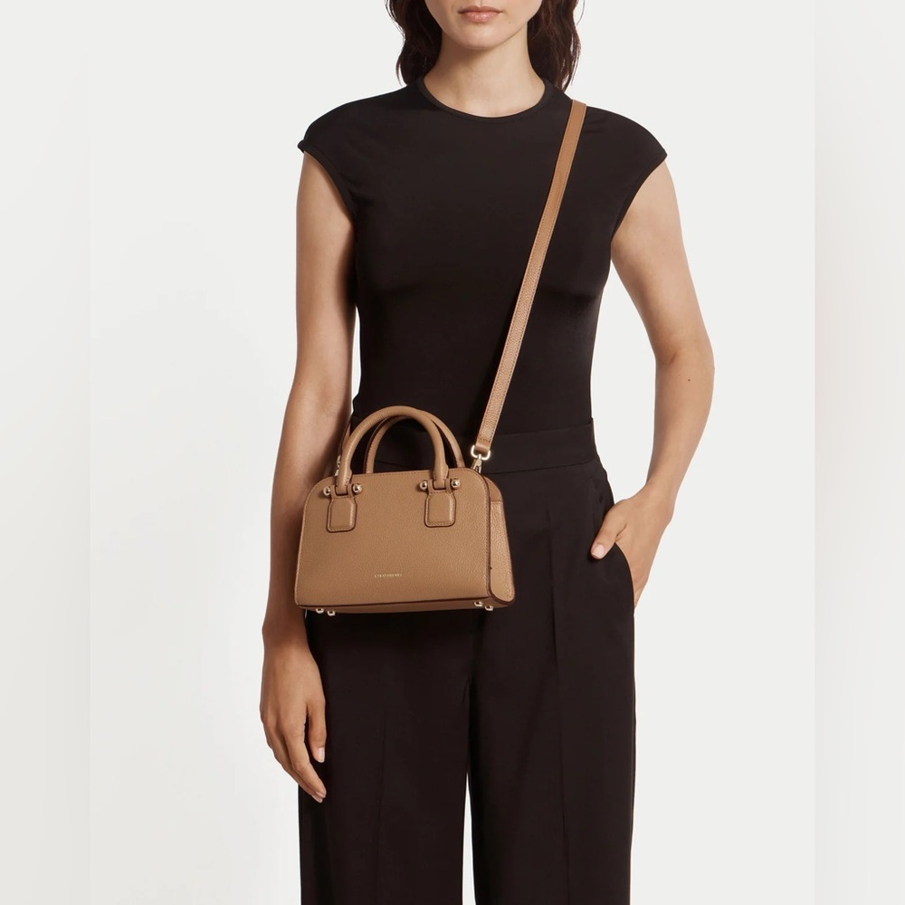 Strathberry Tan Crossbody Bag NWT 685$ - Picture 4 of 17